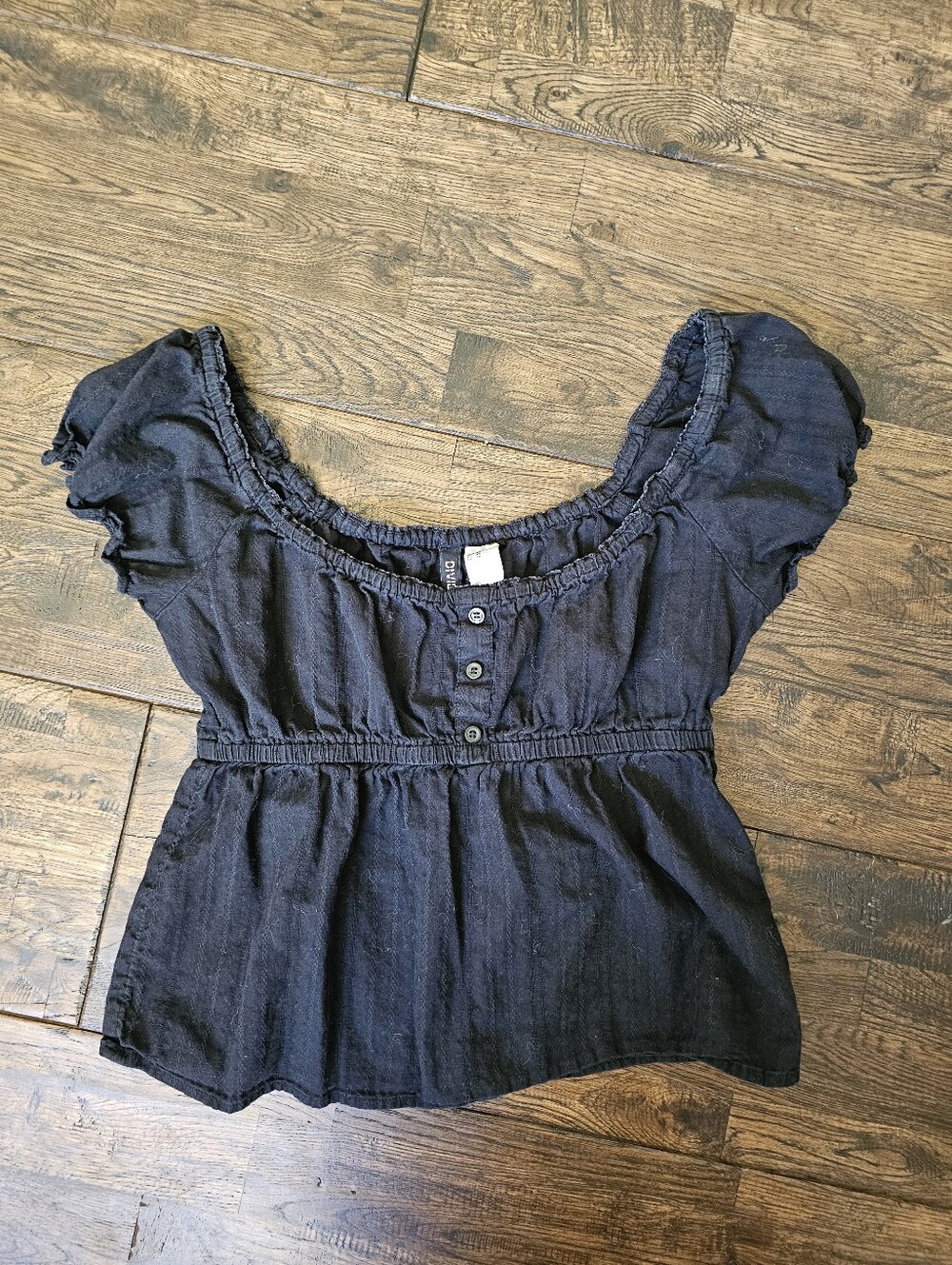 H&M BLACK TOP SIZE XS